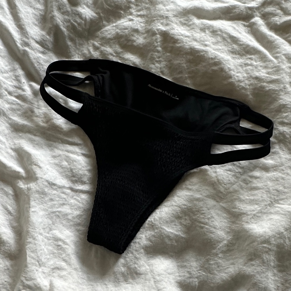 Abercrombie & Fitch Black Bikini Bottom